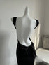 Sleeveless Evening Dress with Big Bow Backless for Gala and Wedding Guest